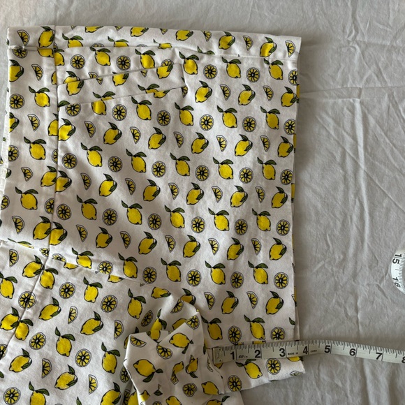 J. Crew Factory lemon patterned side-zip chino shorts - Picture 5 of 9